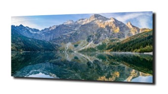 obraz na szkle Tatry i Morskie Oko wschód