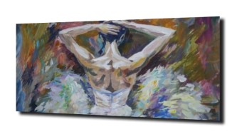obraz na szkle, panel szklany Baletnica
