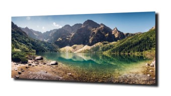 obraz na szkle Panorama Morskiego Oka