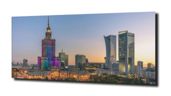 obraz na szkle Pałac kultury Warszawa