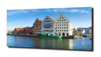 obraz na szkle Panorama - Gdańsk duża