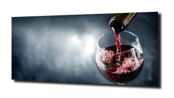 obraz na szkle, Panel szklany Wino 66