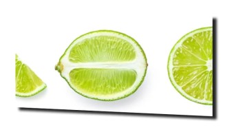 obraz na szkle, Panel szklany Limonka