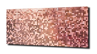 obraz na szkle Sztuka różowe złoto 25