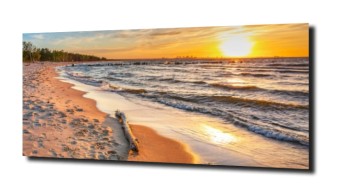 obraz na szkle Morze Bałtyckie plaża