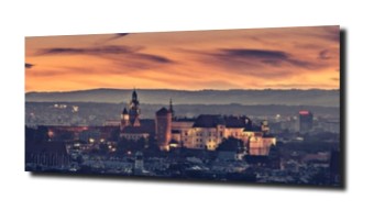 obraz na szkle Kraków stare miasto