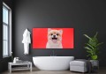 obraz na szkle Pomeranian pies boo zd 4