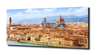 obraz na szkle Florencja za dnia