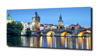 obraz na szkle Wełtawa - Czechy