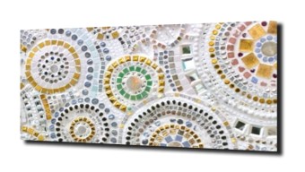 obraz na szkle Mozaika wzory 42