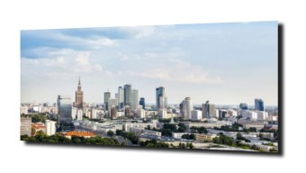 obraz na szkle Piękna Warszawa