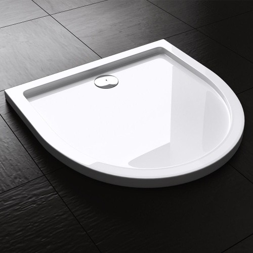 Niski brodzik akrylowy podkowa (U-form) SAN GL04 rozmiar 90x90 cm-fot.1