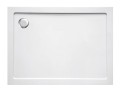 Prostokątny brodzik akrylowy niski SAN GL08 rozmiar: 90x110 cm-fot.2
