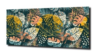 obraz panel szklany Liście 8