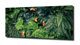 obraz panel szklany Liście 9