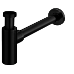 Uniwersalny syfon czarny do umywalek lub bidetów S71