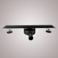 Odpływ liniowy wąski GS50 czarny mat rozmiar: 120 cm-fot.4