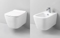 Misa WC podwieszana Ivetta + bidet Swiss Liniger z serii Rimless-fot.1