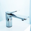Bateria umywalkowa niska chromowana Swiss Liniger B3003-fot.9