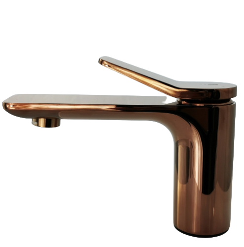 Bateria umywalkowa niska złota Rose Swiss Liniger B3006-fot.1