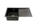 Zlewozmywak zlew kuchenny jednokomorowy blat roboczy rozmiar: 50x90 cm Swiss Liniger seria X90-fot.2