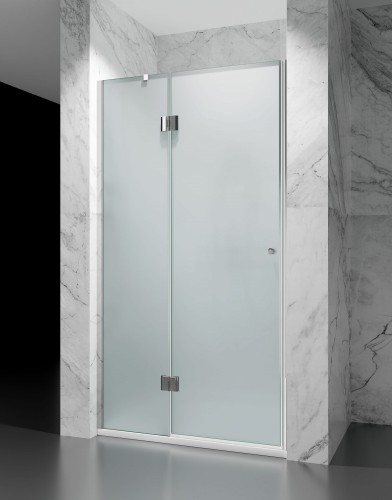 drzwi-prysznicowe-mrozone-mleczne-uchylne-dv8000d-okucia-chrom-1