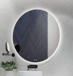 Lustro okrągłe podświetlane LED Luzzano 60-120cm