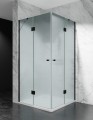 kabina-prysznicowa-uchylna-8-mm-dv-2000-czarny-mat-szklo-mrozone