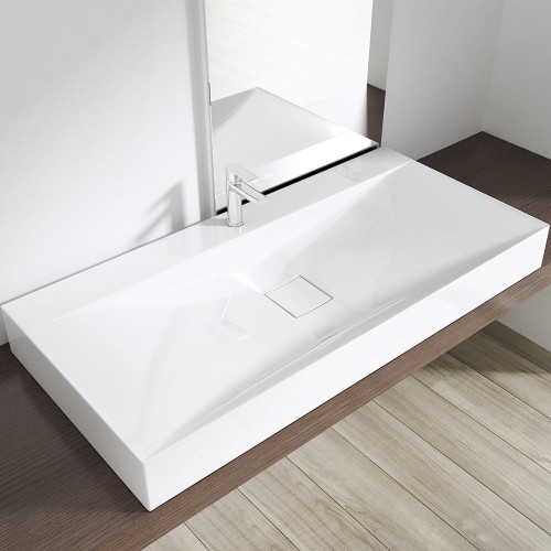 Umywalka nablatowa LONG rozmiar: 60x48 cm-fot.2