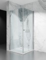 kabina prysznicowa z brodzikiem składana D1500 okucia stalowe szkło transparentne