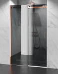 Drzwi Prysznicowe Przesuwne 8mm D20 Grafitowe Rose Gold