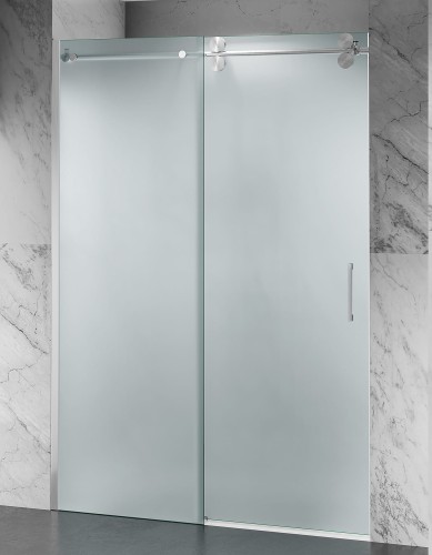 drzwi-prysznicowe-przesuwne-d30-exclusive-okucia-chrom-szczotkowany-mrozona