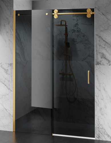 drzwi-prysznicowe-przesuwne-d30-exclusive-okucia-zloto-szczotkowane-grafitowe