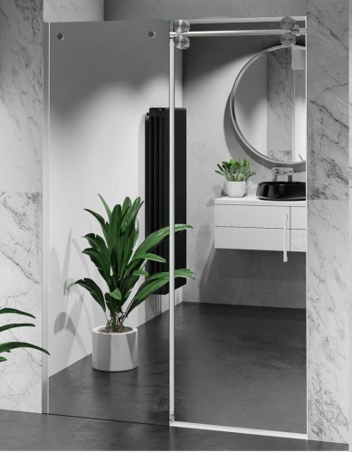 drzwi-prysznicowe-przesuwne-d30-exclusive-okucia-chrom-szczotkowany-lustrzana