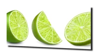 obraz na szkle, panel szklany Limonka owoc