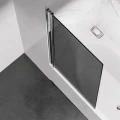 parawan nawannowy jednoskrzydlowy szklany grafitowy PNW1155 swiss liniger zdjecie 2 szklana lazienka