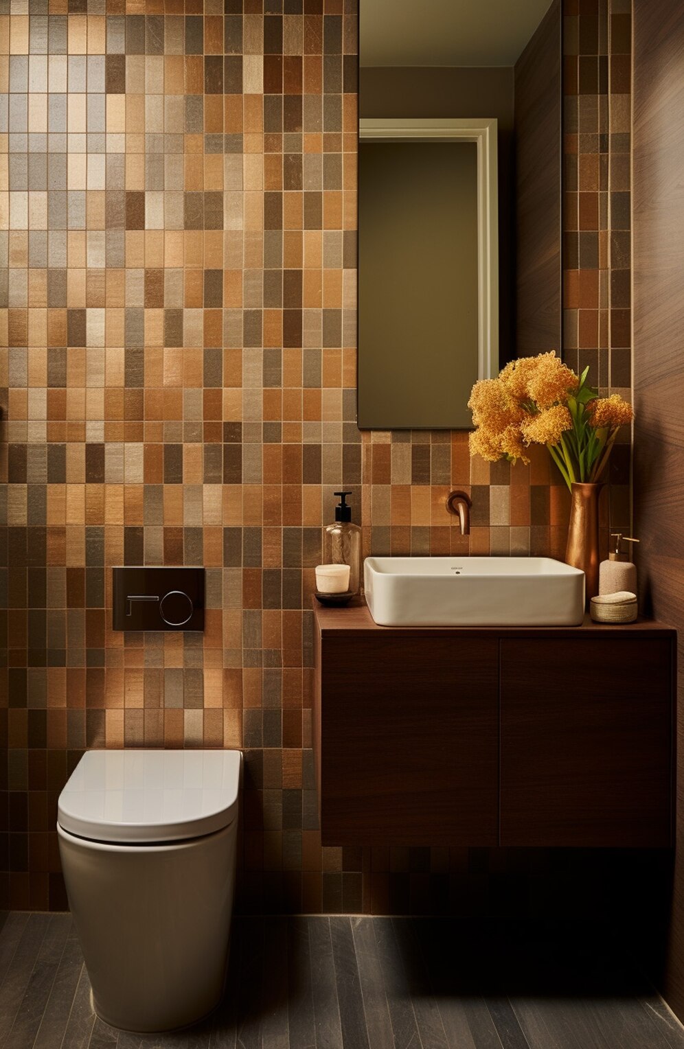 przykładowa aranżacja łazienki w 2025 roku